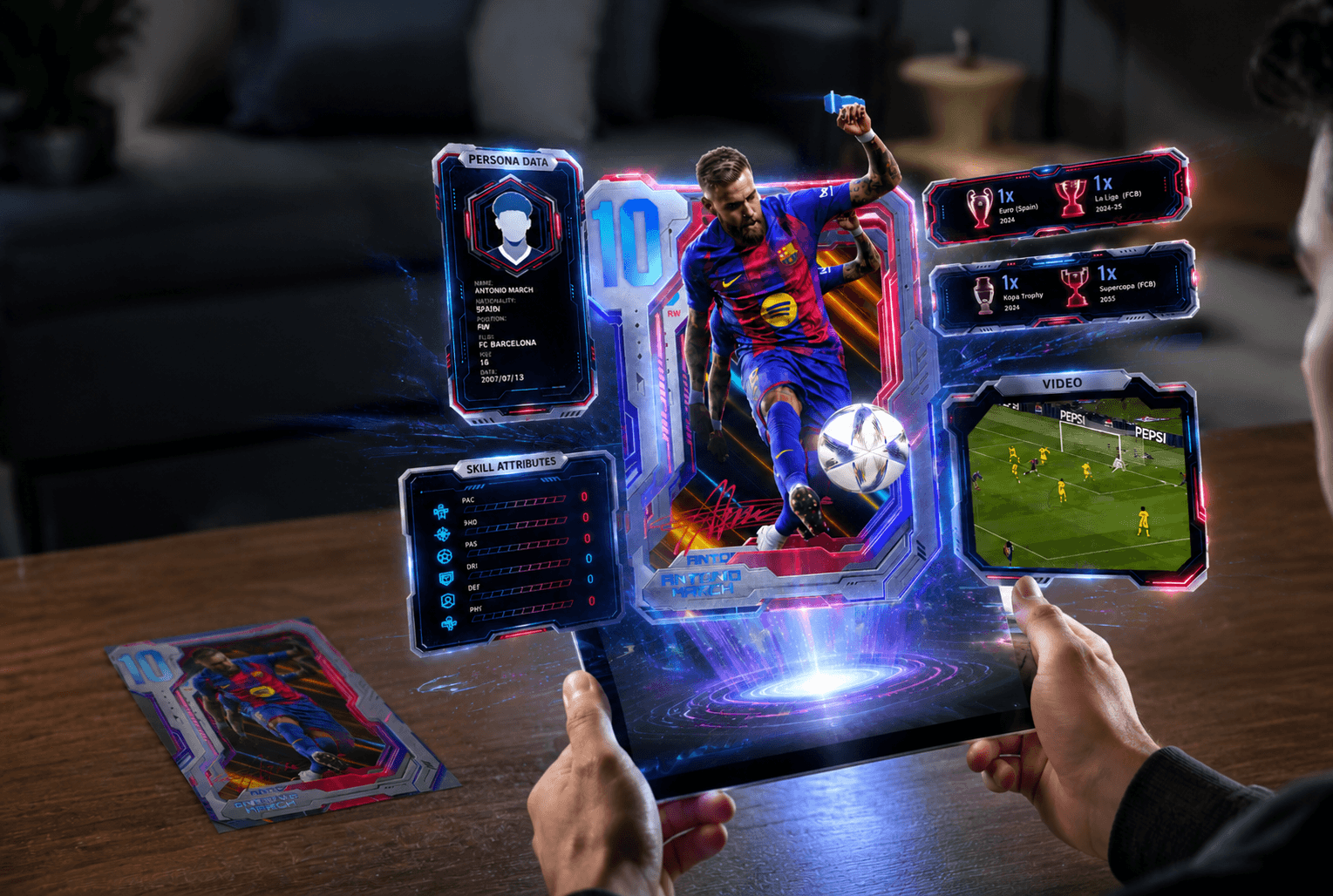 Create Augmented Reality Football Experience